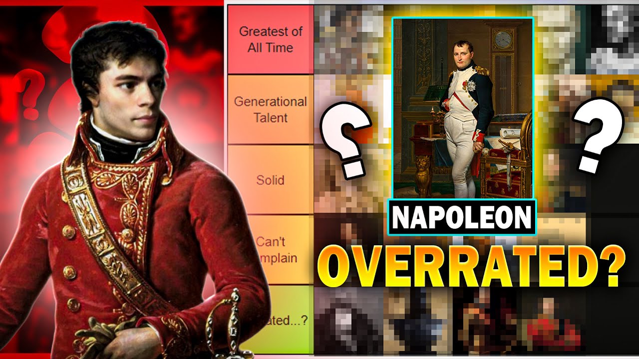 I created a TIER LIST of the GREATEST GENERALS in History