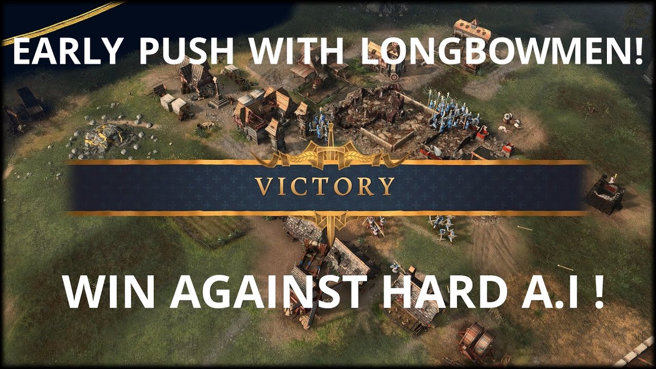 AOE4 | HOW TO WIN AGAINST HARD A.I FOR BEGINNERS | (ENGLISH CIV)