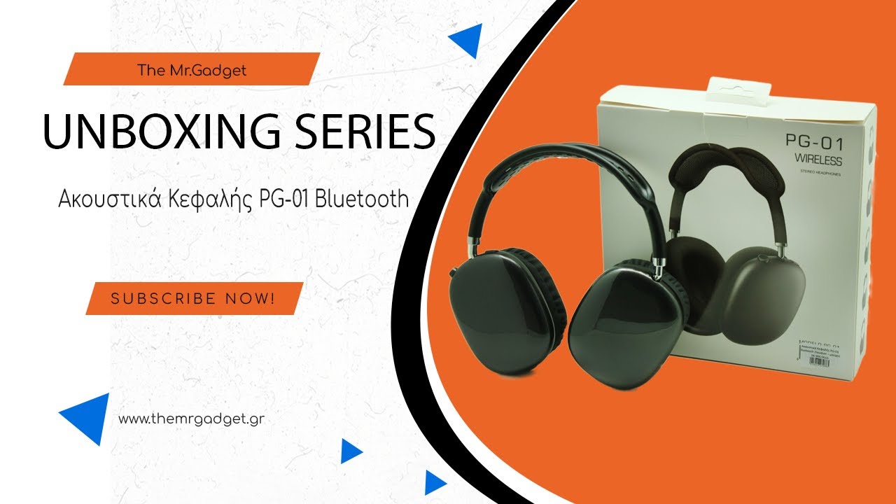 Ακουστικά Κεφαλής PG-01 Bluetooth Headset