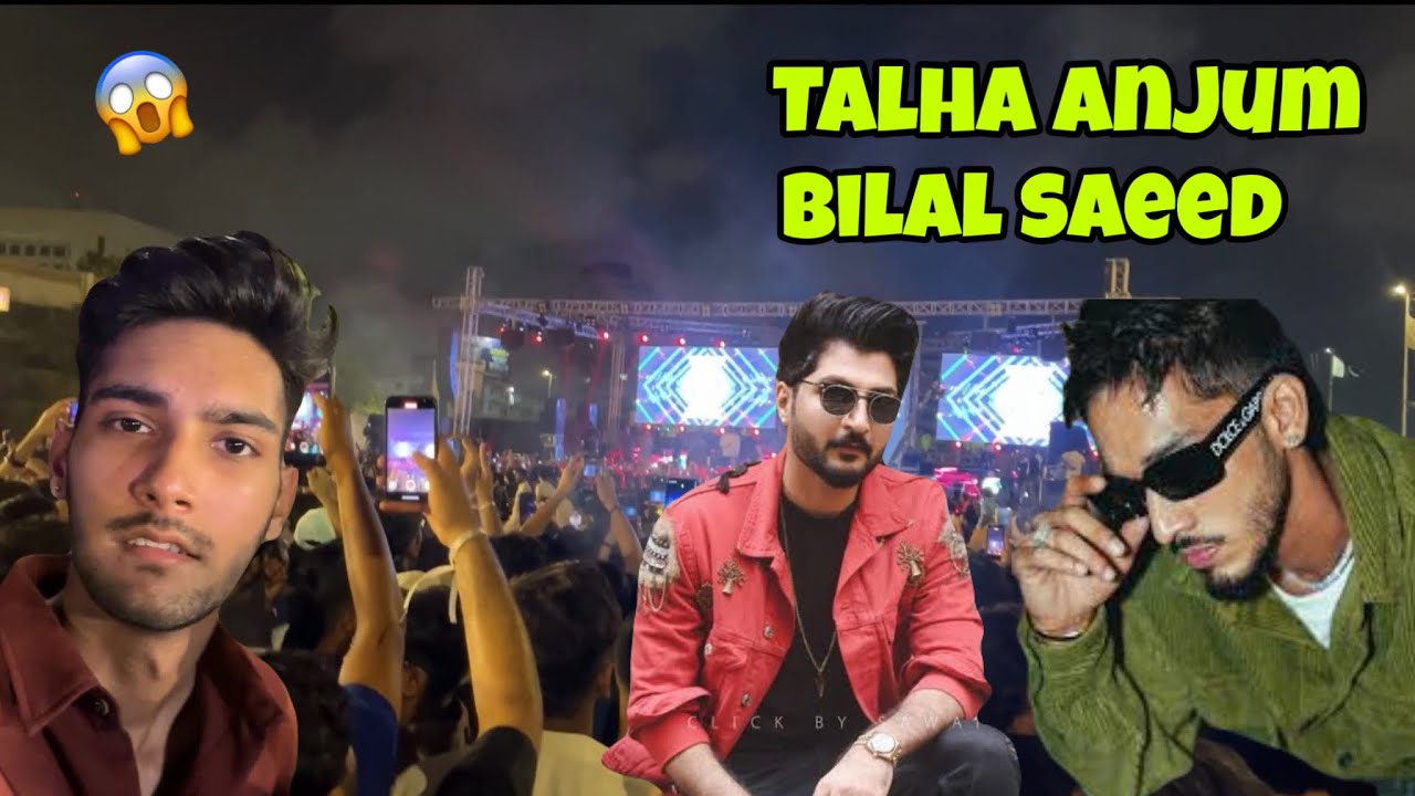 Talha anjum,bilal saeed biggest concert in karachi Expo Centre😍| Vlog