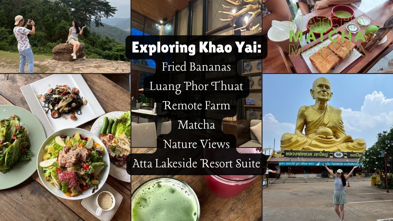 Exploring Khao Yai! | Thailand |🌿|🍌|🍵