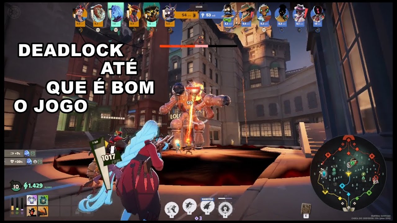 Deadlock: joguei o moba da Valve, o jogo ta muito bom