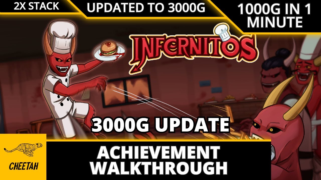 Infernitos - UPDATED TO 3000G! Achievement Walkthrough (1000G IN 1 MINUTE) QUICK & EASY 2X STACK