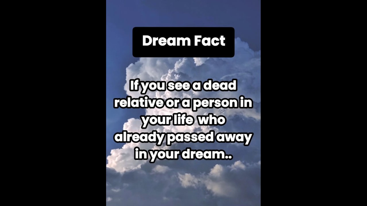 If you see dead person in your dream.. #youtubeshorts #dreamfacts #trendingshorts #psychologyfacts