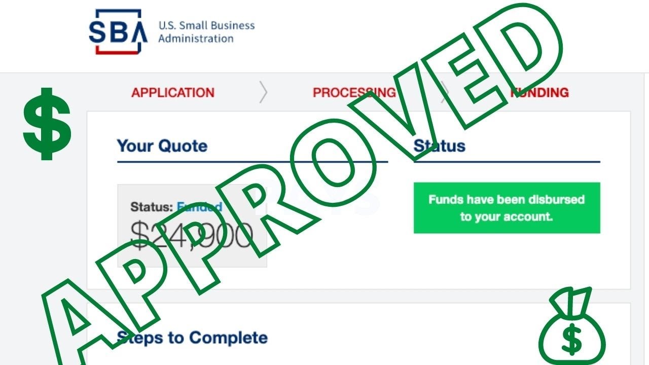 EIDL Approved! EIDL Grant And EIDL Loan recieved! My complete process to funding! #EIDL