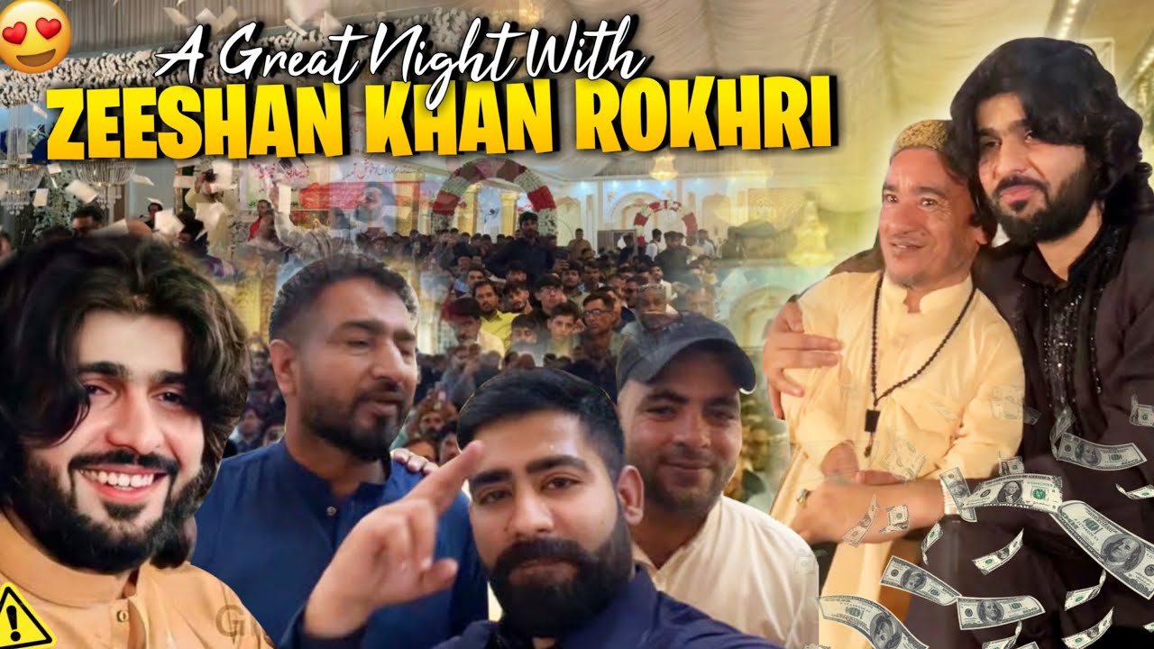 Night With Zeeshan Khan Rokhri  🎤🎵Break All Records  Paisu Ki Barish 💸ft Kodu Pakora 🇵🇰🥷⛽️