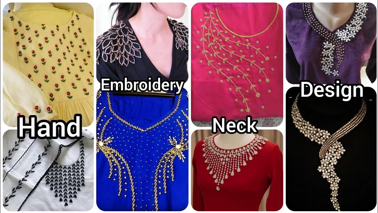 Beautiful And Stylish Hand Embroidery designs ❤️ #fashion  #fashiondesign #design #fashionindustry 