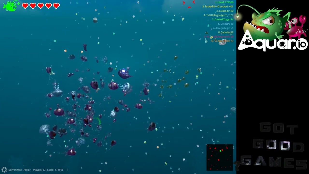 Aquar.io. The Ultimate Fish School!
