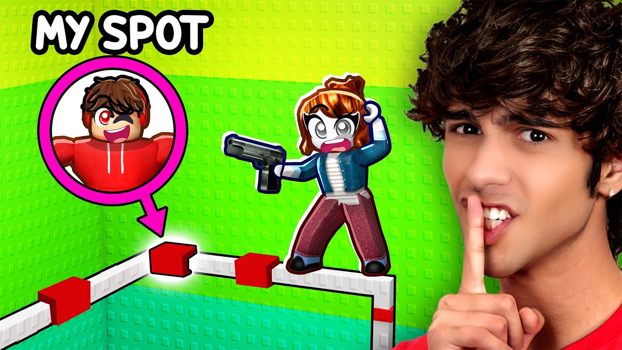finding IMPOSSIBLE spots in roblox MORPH TOWER...