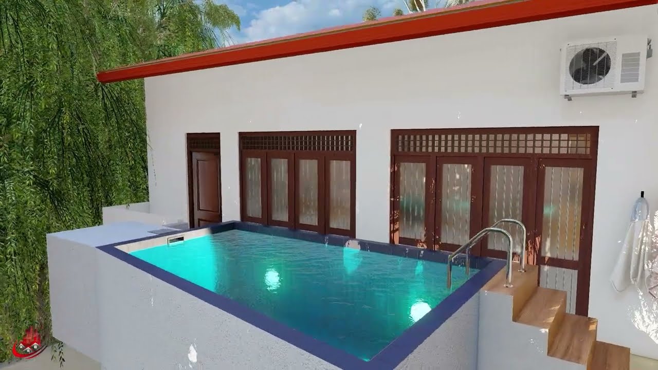 Proposed Upstairs Pool Design for Client in Hokandara | Pool Master