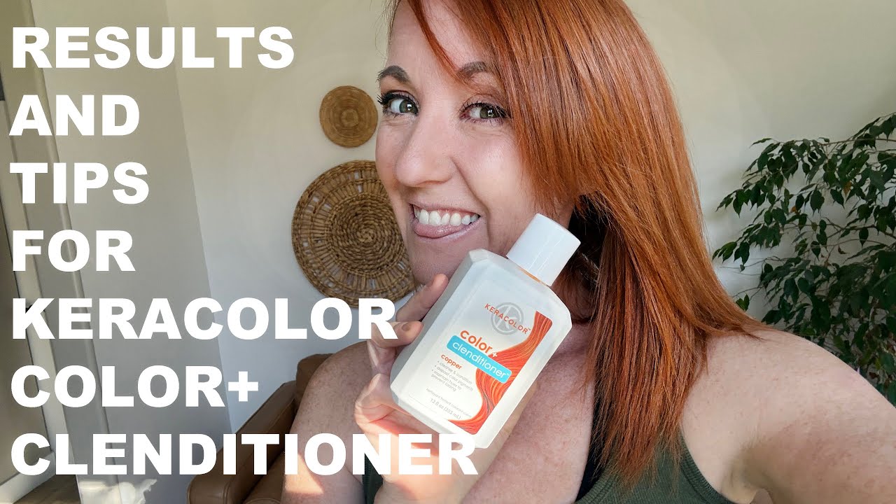 My results after using Keracolor Color+ Conditioner in Copper!