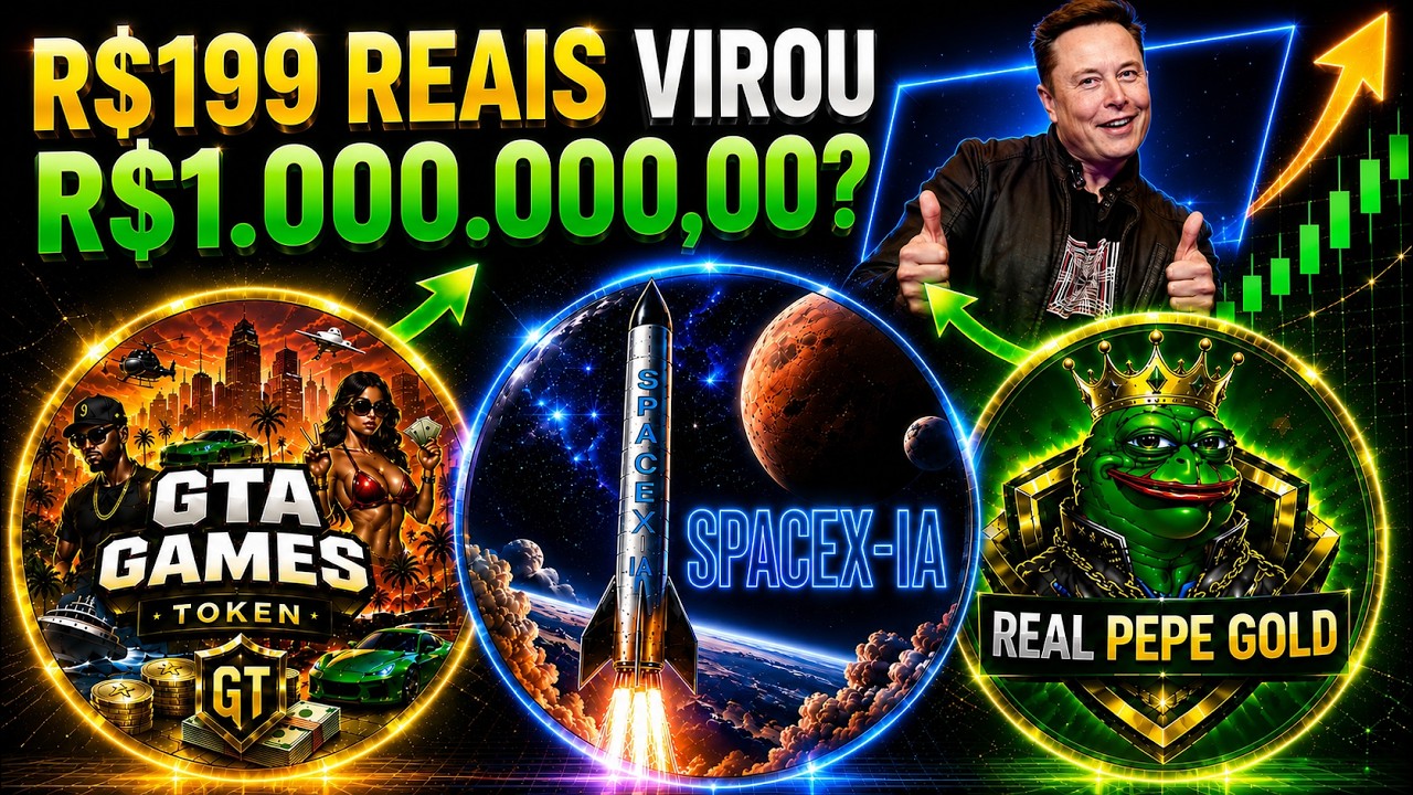 🚀VEJA AS TOP 3 CRIPTOMOEDAS COM POTENCIAL DE FAZER 400X a 470X EM 2026?