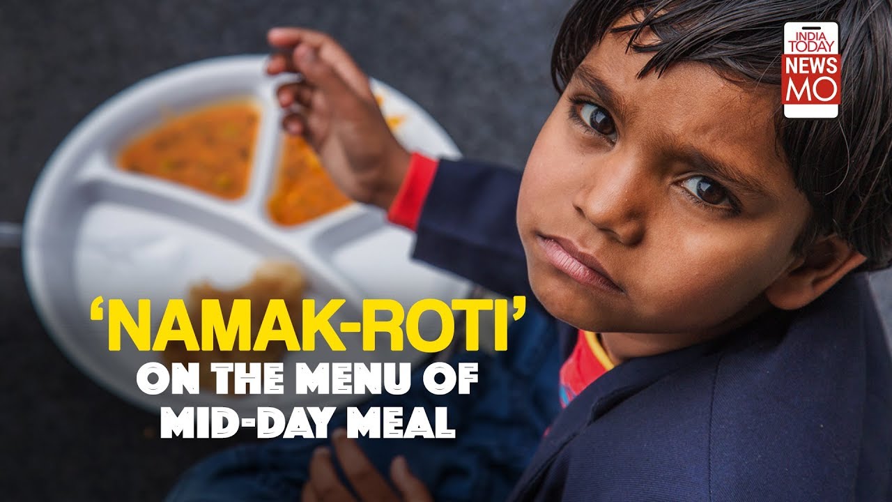 Government Mocks Poverty, Serves Salt & Chapati As Mid-day Meal! | NewsMo