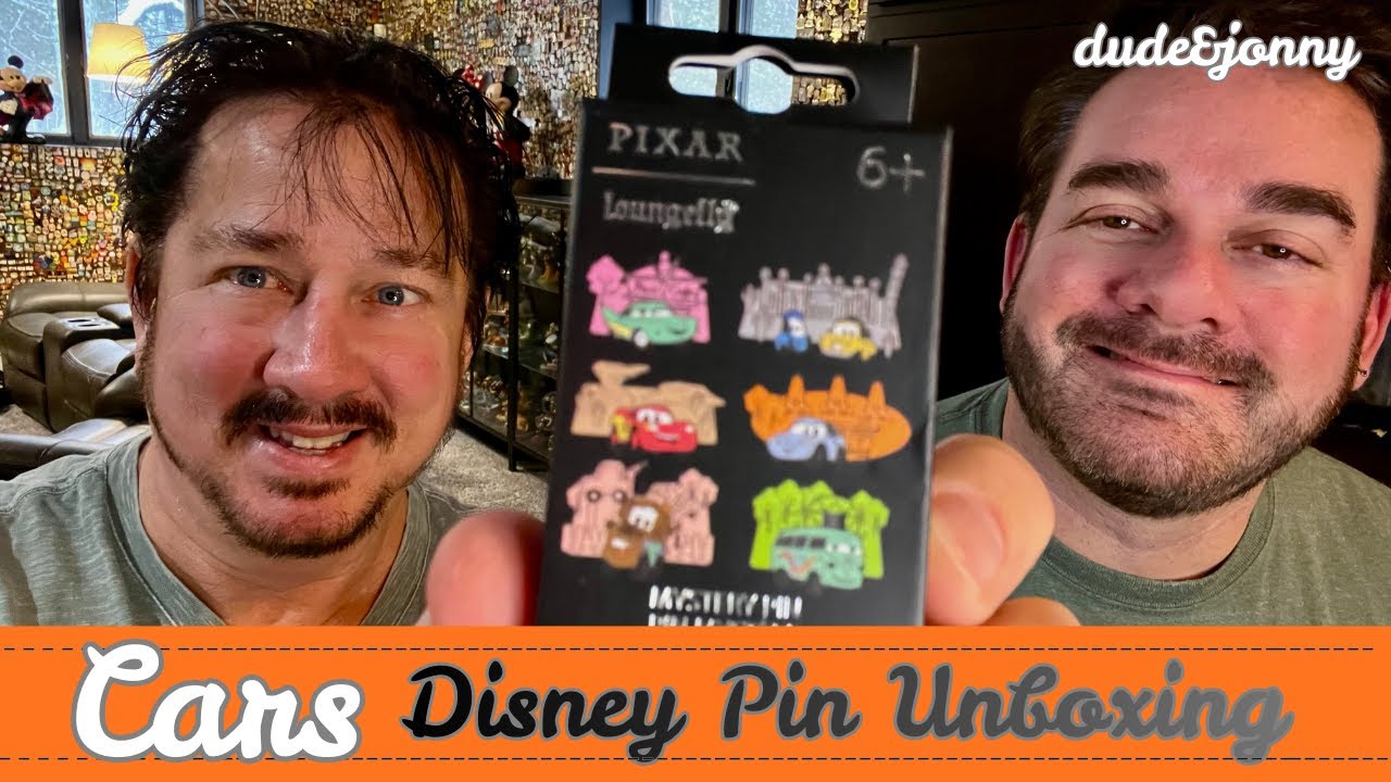 Disney Cars Pin Unboxing with dude&jonny #disneypins #disney #pintrading #unboxing #disneyunboxing