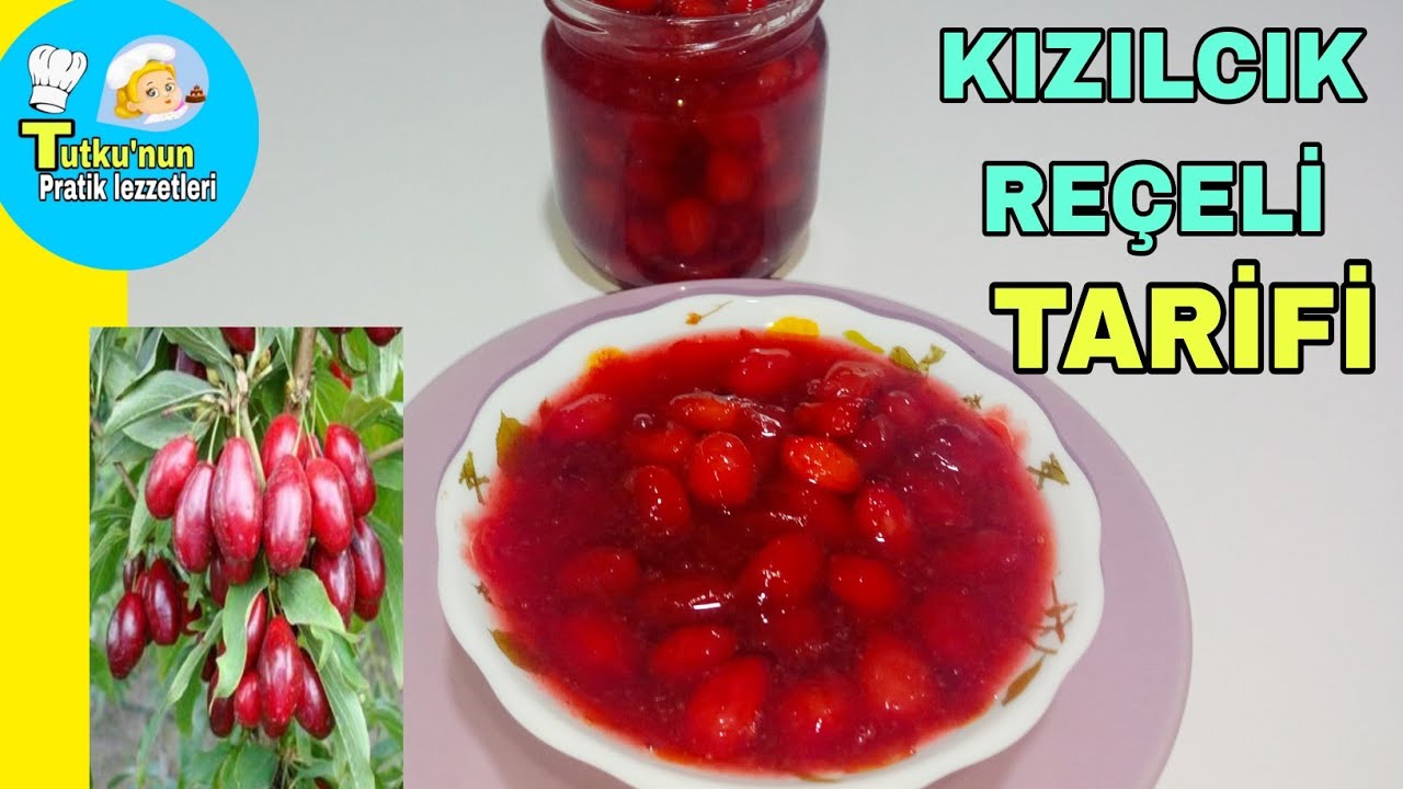 💯 KIZILCIK REÇELİNİN TARİFİ ✅ KIZILCIK REÇELİ NASIL YAPILIR ✅#kızılcıkreçeltarifi
