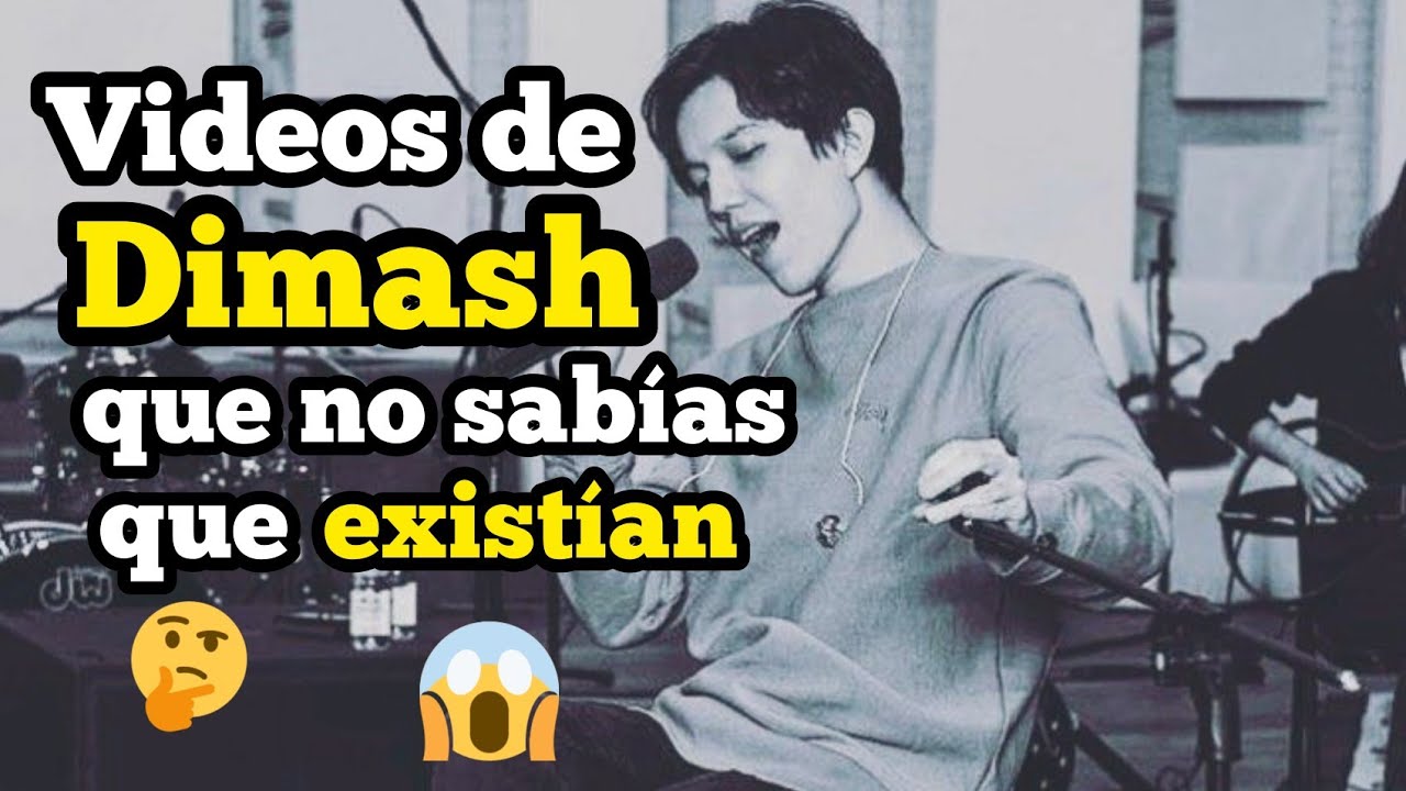 VIDEOS DE DIMASH QUE NO SABIAS QUE EXISTIAN - DIMASH VIDEOS YOU DIDN'T KNOW EXISTED