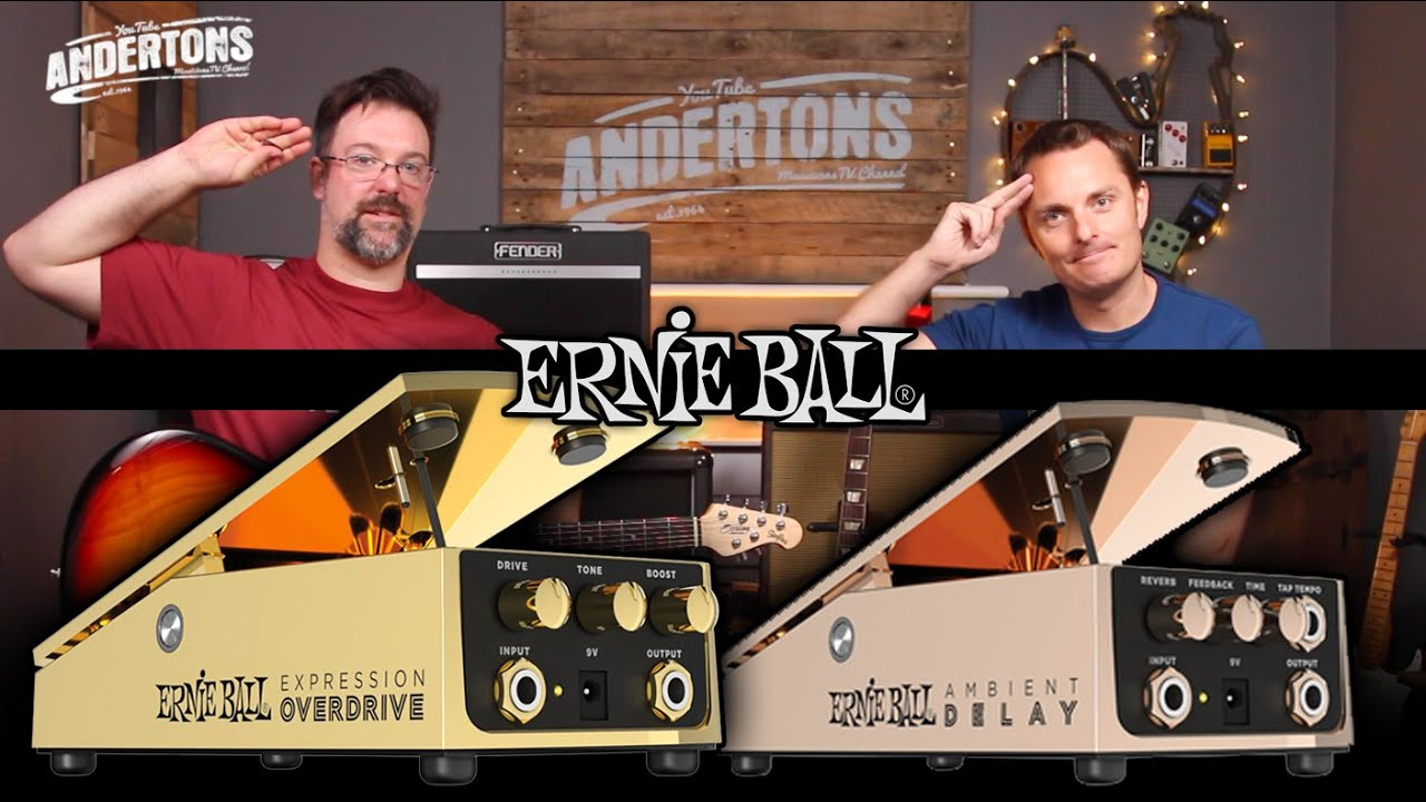 Ernie Ball Expression Pedals with Delay and Drive?!?
