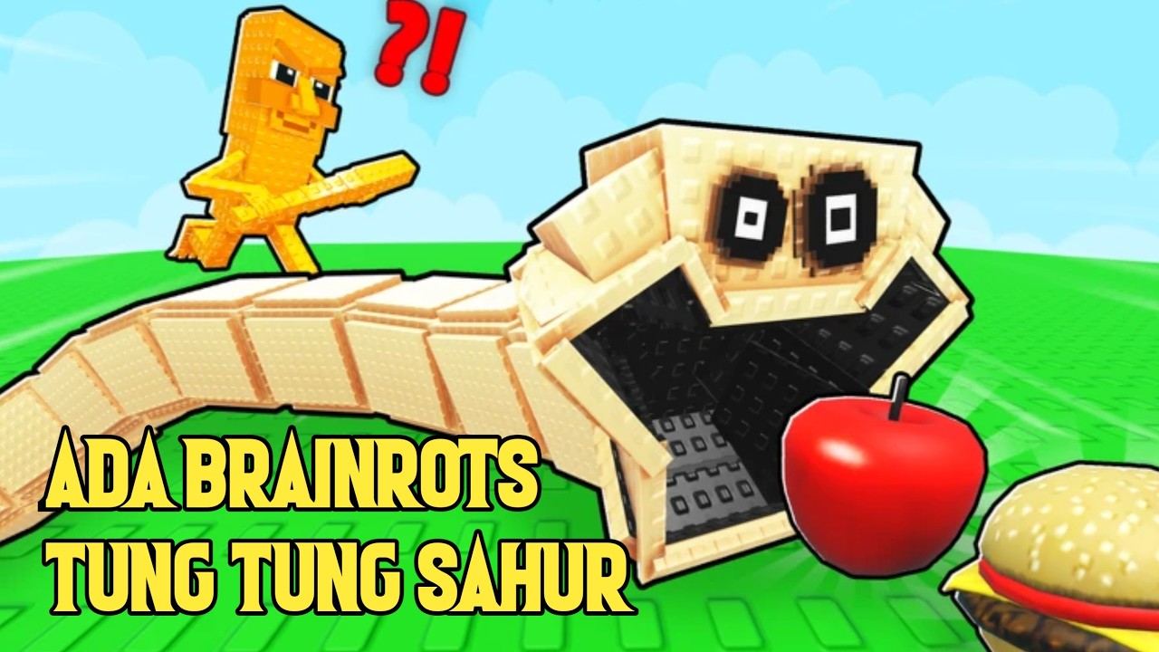 AKU MAKAN TUNG TUNG SAHUR UNTUK MENAMBAHKAN KECEPATAN JALAN.... SPEED HUNGRY ESCAPE