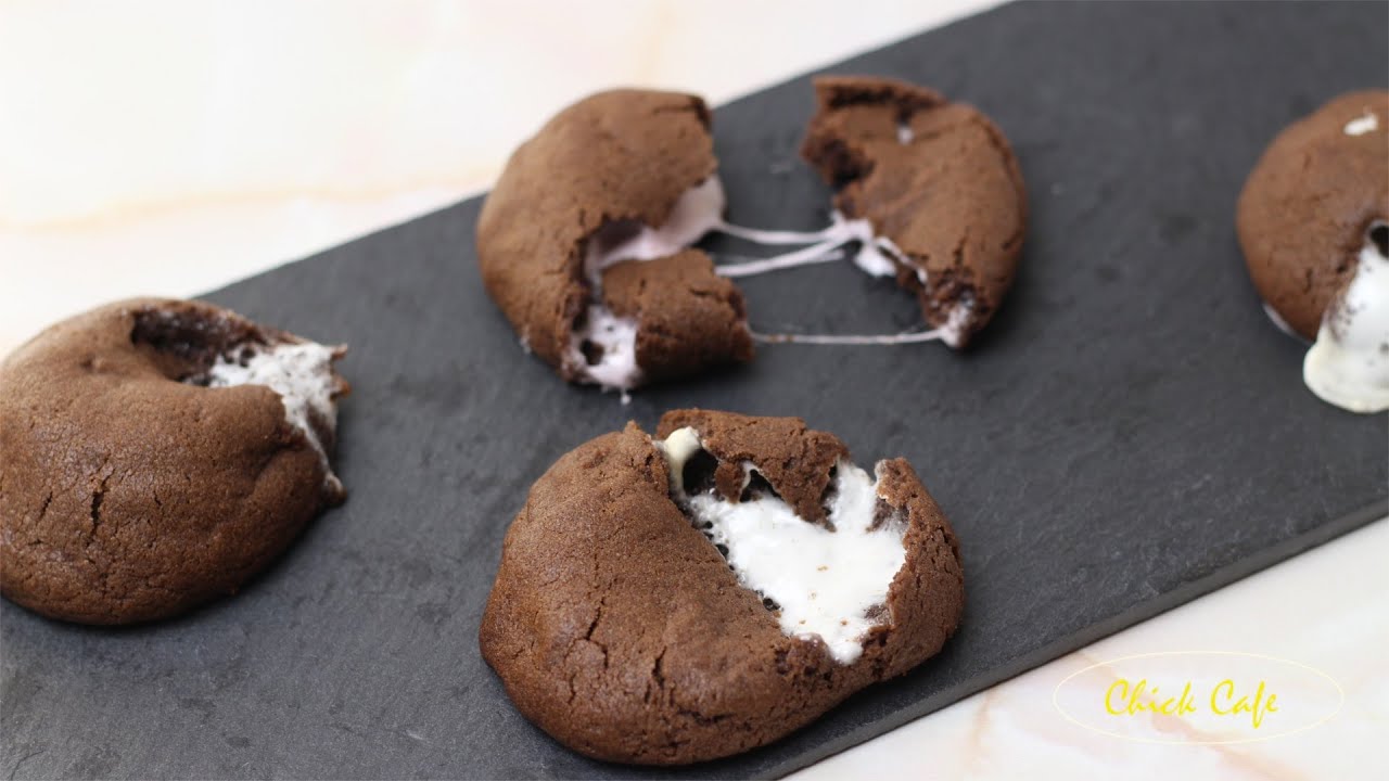 Marshmallow Cookies สูตรคุกกี้มาร์ชเมลโล่สุดน่ารัก