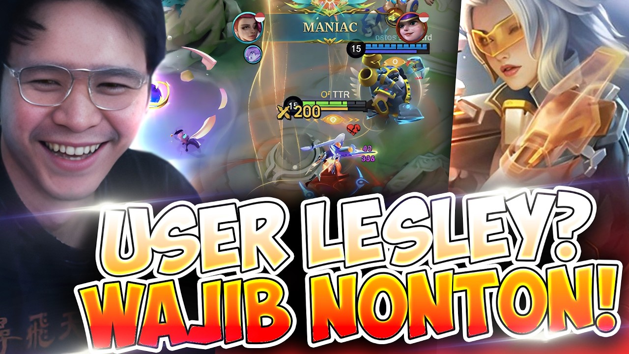USER LESLEY HARUS NONTON INI, EMBLEM DAN BUILD PALING SAKTI INI JEK !! - Mobile Legends