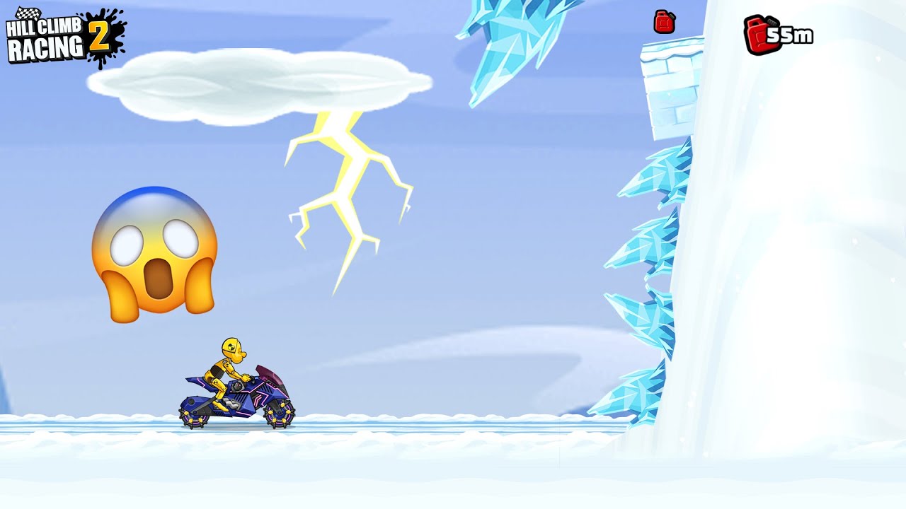 Hill Climb Racing 2 - World Record 😱 SUPERBIKE in RAGING WINTER 3352m