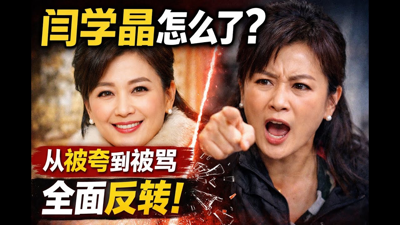 闫学晶怎么了？从被夸到被骂，只用了几天，舆论为何突然全面反转？