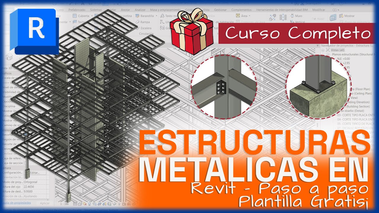 Estructuras Metalicas en Revit 💯✅ Plantilla Gratis