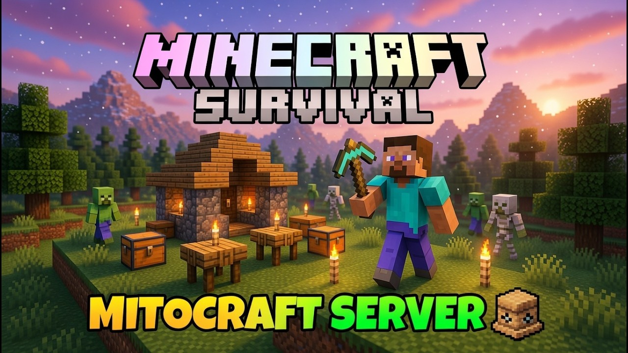 Minecraft 2026 EN VIVO 🔴 | Survival Chill en MitoCraft (Java + Bedrock)