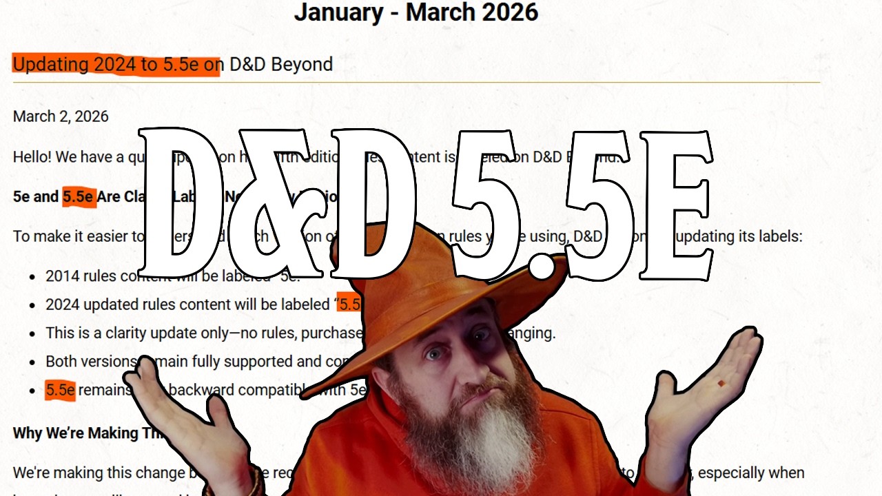 D&D 5.5e After All? | Nerd Immersion
