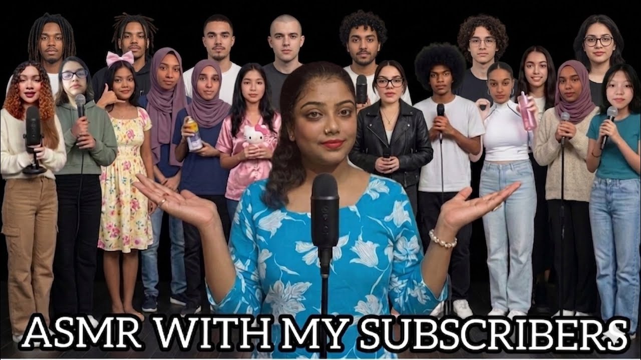 ASMR WITH MY SUBSCRIBERS (PART-2)...