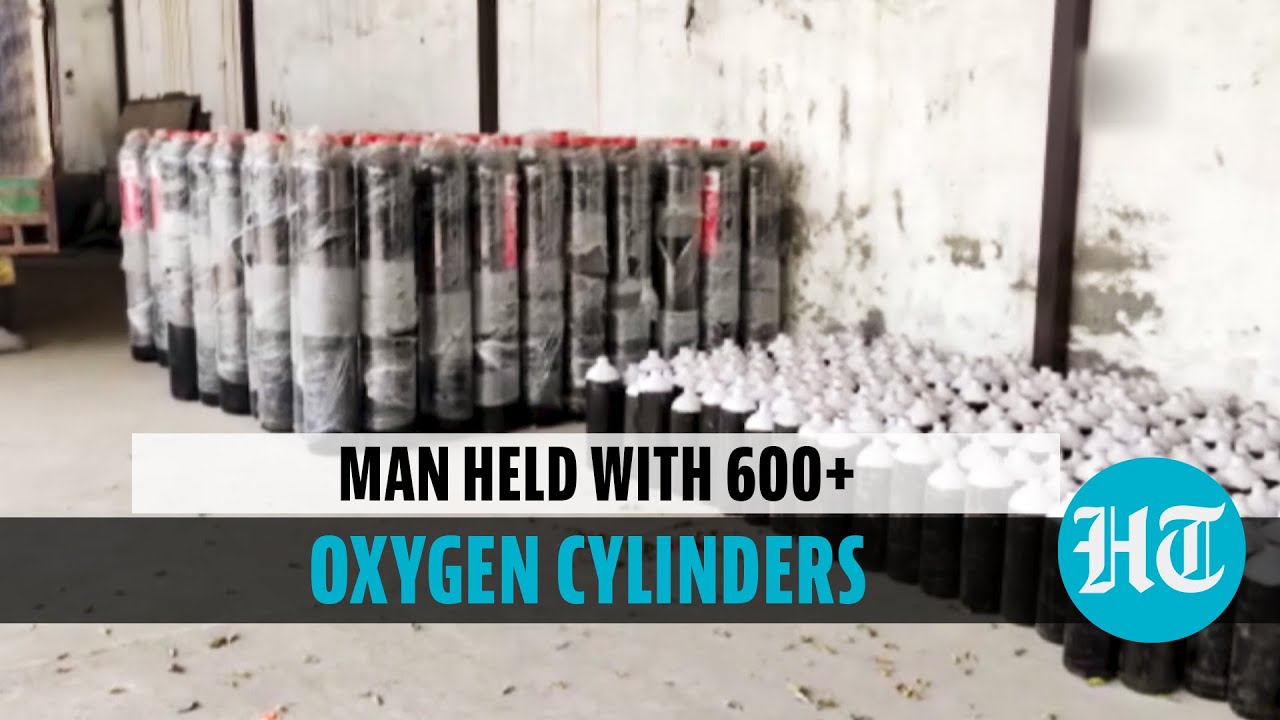 Over 600 empty oxygen cylinders intended for black marketing seized, man arrested