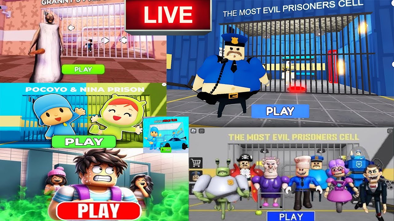 🔴 LIVE Roblox Prison Run Obby Escape (INSANE OBBY 😱)🔴