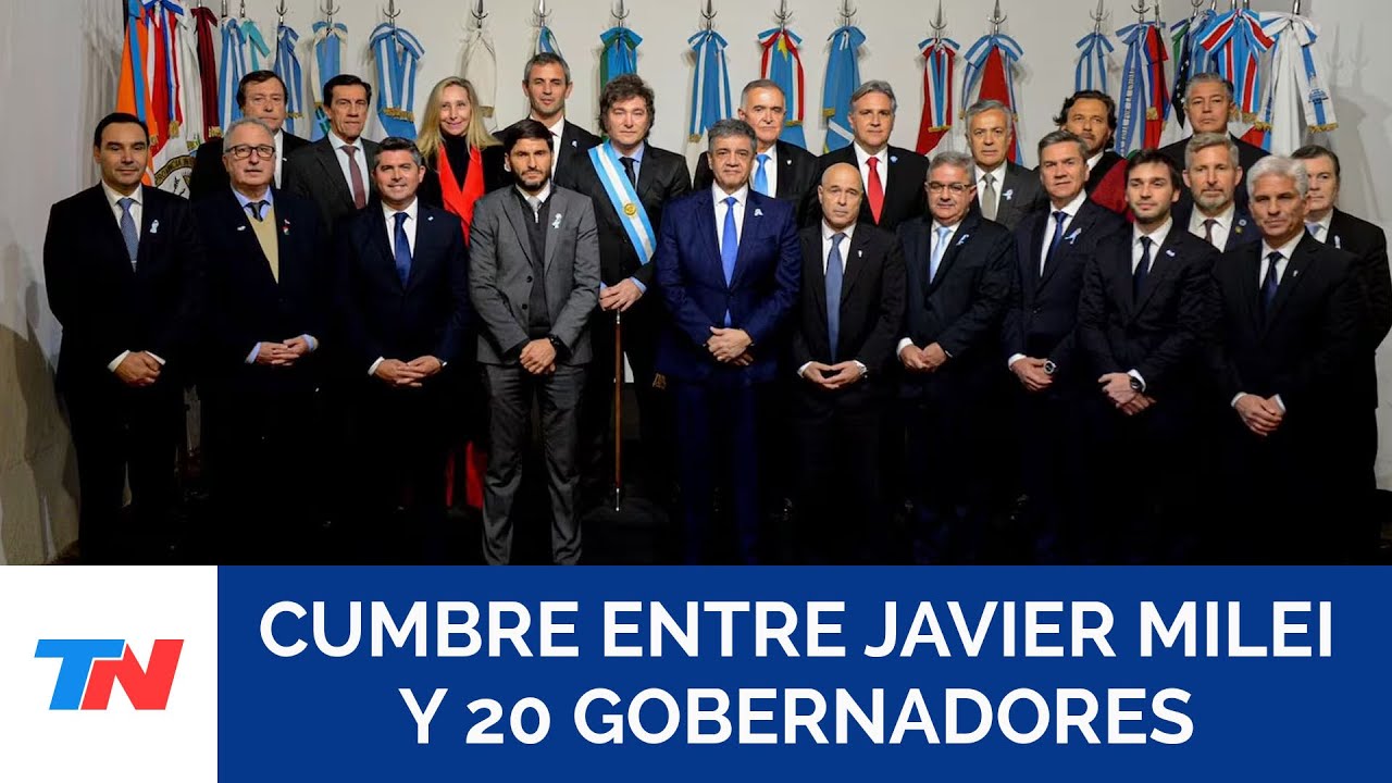 La Casa Rosada invitó a 20 gobernadores a la cumbre con Milei: hubo exclusión de cuatro provincias