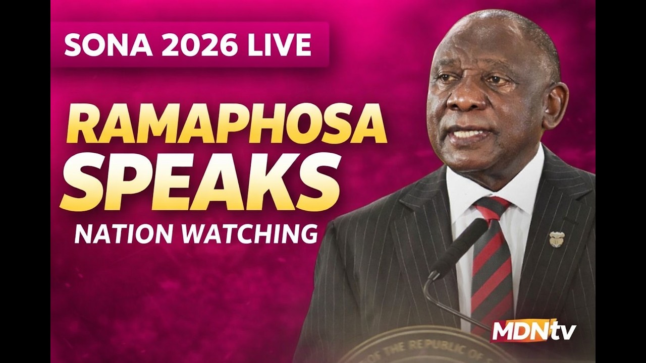 SONA 2026 LIVE: RAMAPHOSA ADDRESSES A NATION IN CRISIS | FULL SPEECH FROM CAPE TOWN CITY HALL