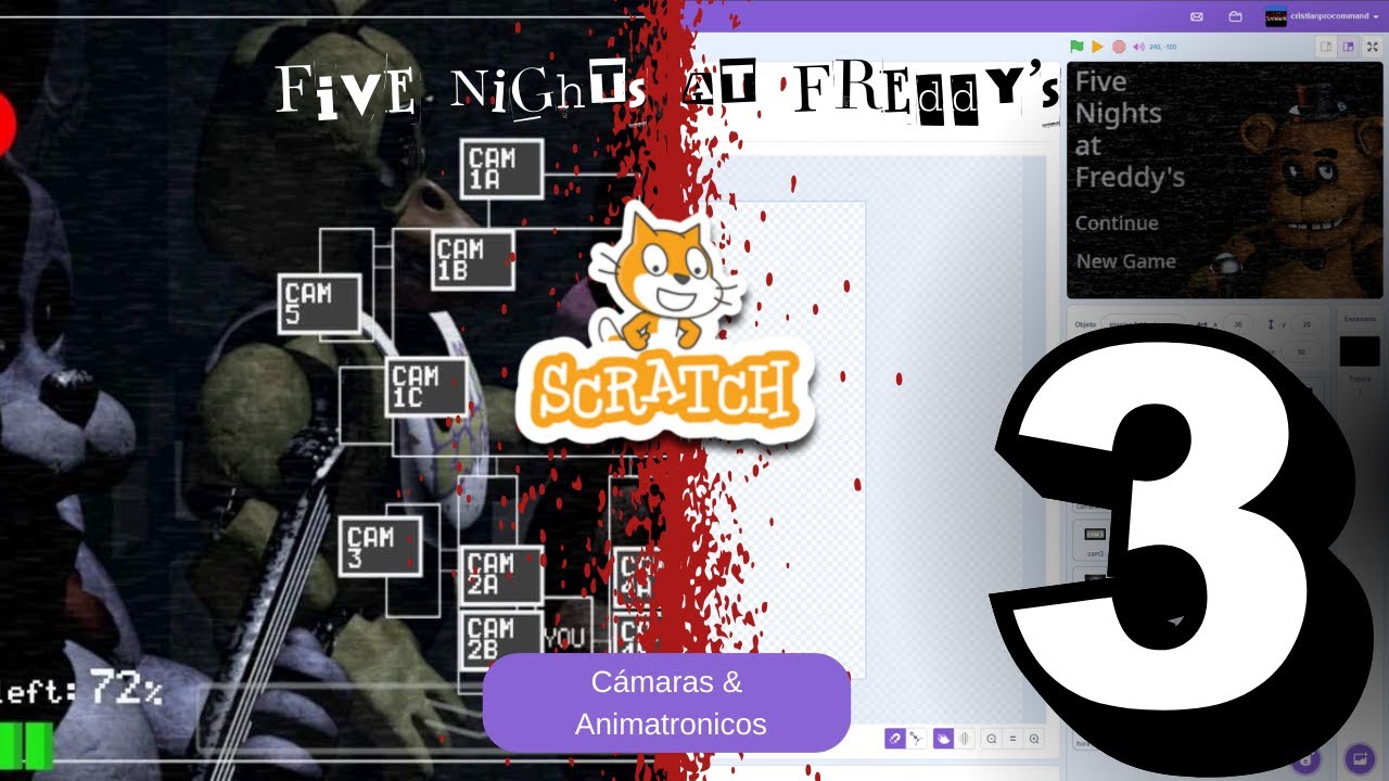 Como crear un Five Nights at Freddy's en scratch #3 | Especial de navidad 2022