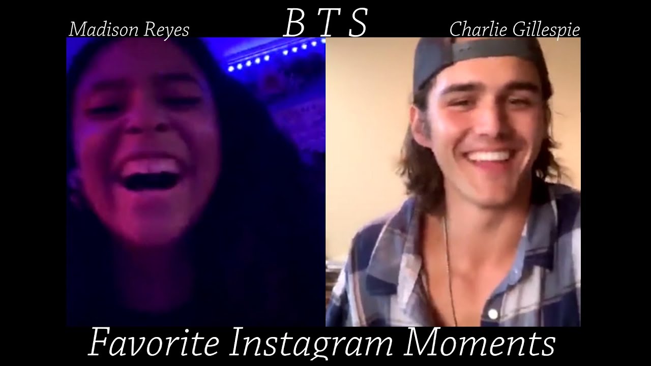 Julie and the Phantoms - BTS - Best Instagram Moments Part 3 - Charlie Gillespie and Madison Reyes