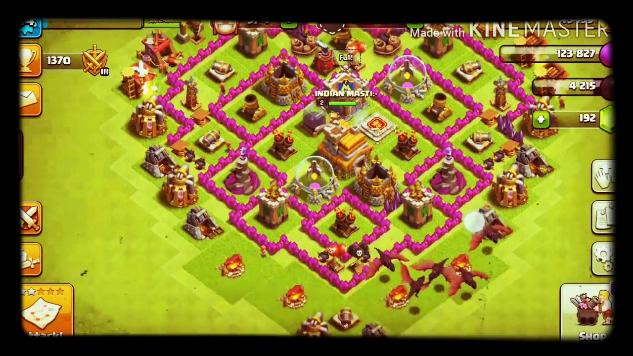 TH 7 MAX VS TH 7 MAX | FULL DRAGON ATTACK | 3 STAR ATTACK | MAX LOOT