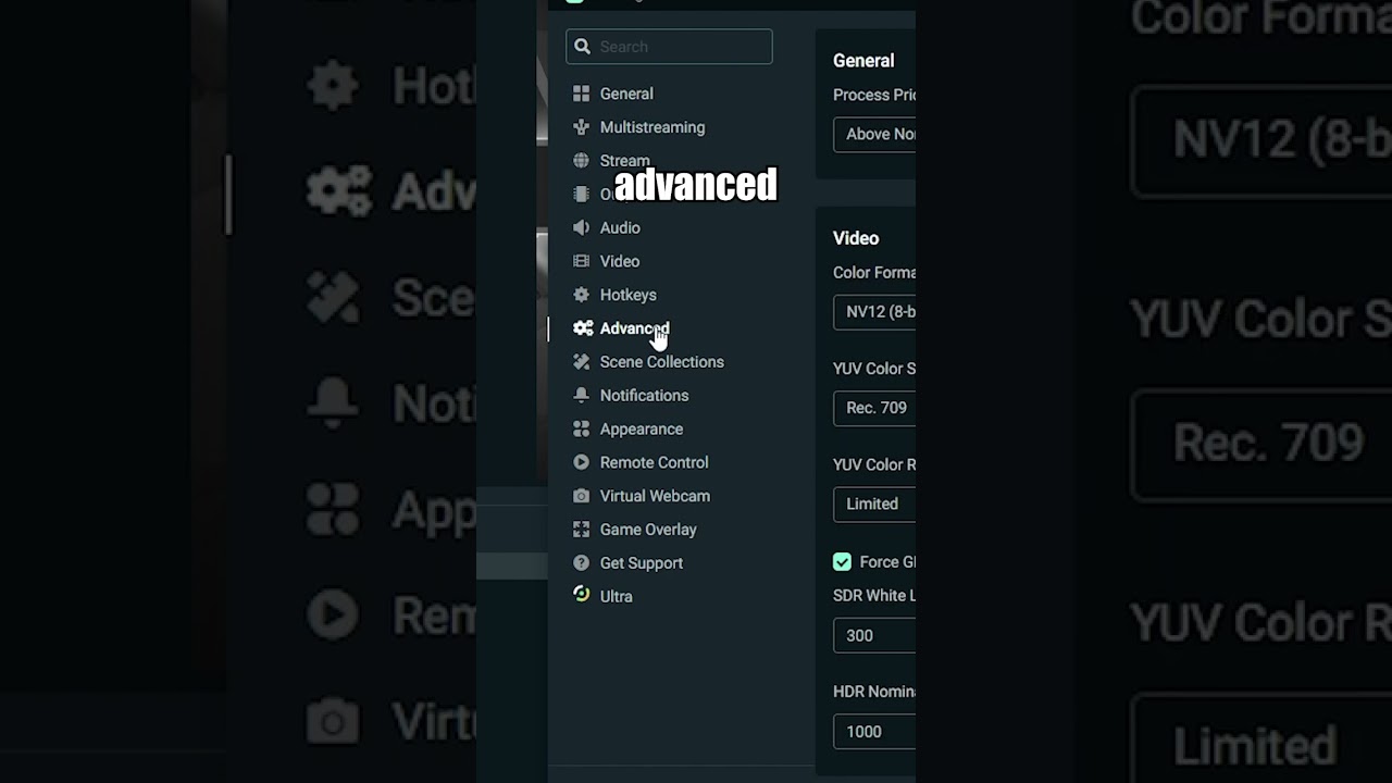 Исправление пропущенных кадров одним щелчком мыши (Streamlabs и OBS)