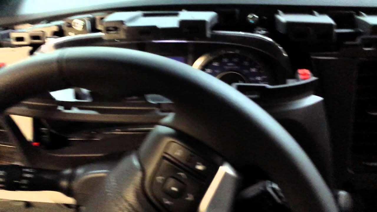 Dash removal 2015 Toyota Sienna