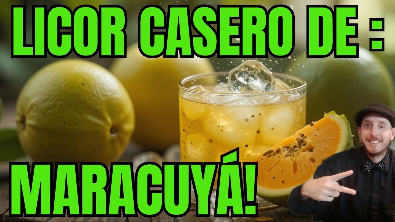 Licor De MARACUYÁ Silvestre Casero