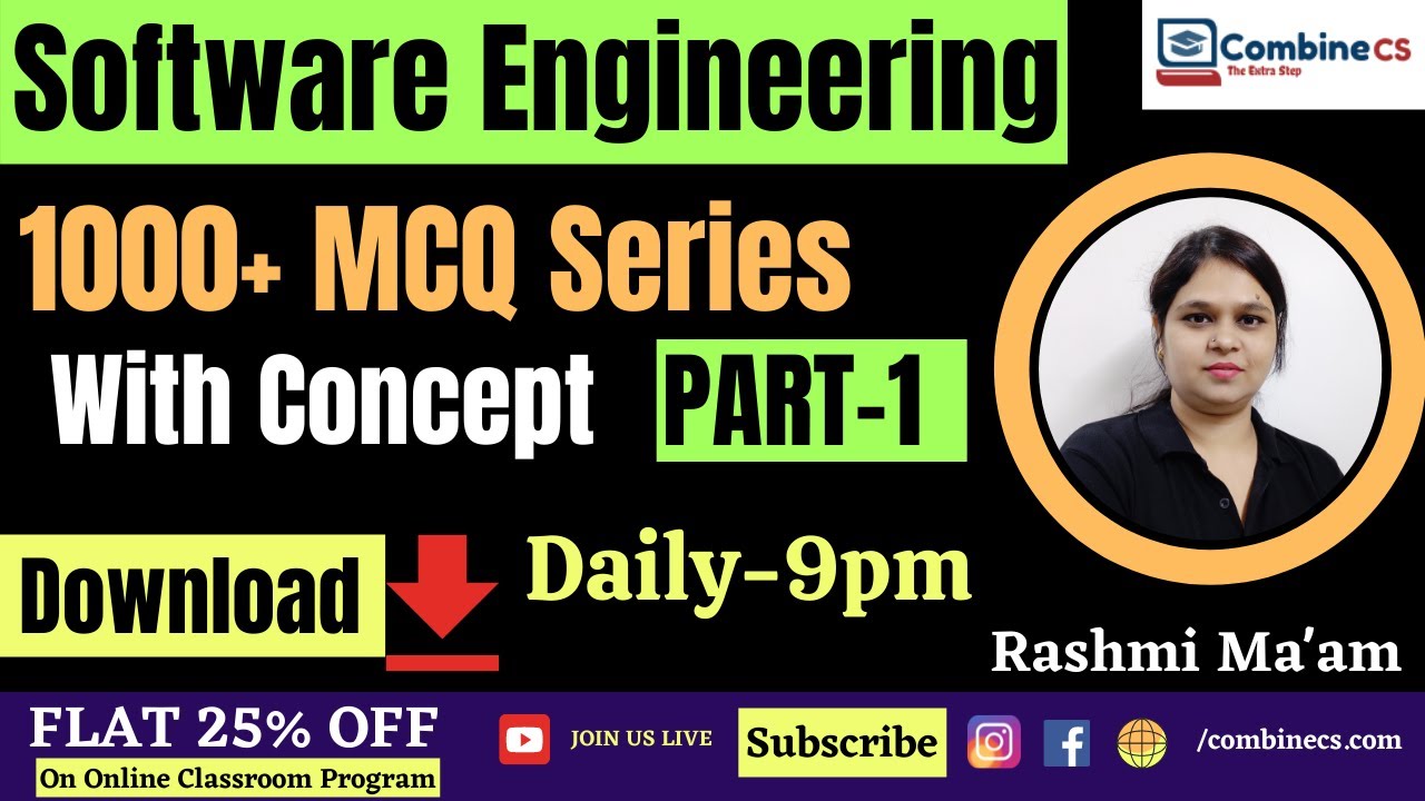 Software Engineering | SE MCQs L-1 | UGC NET EXAM | SET EXAM | Computer Science | by Rashmi Ma'am