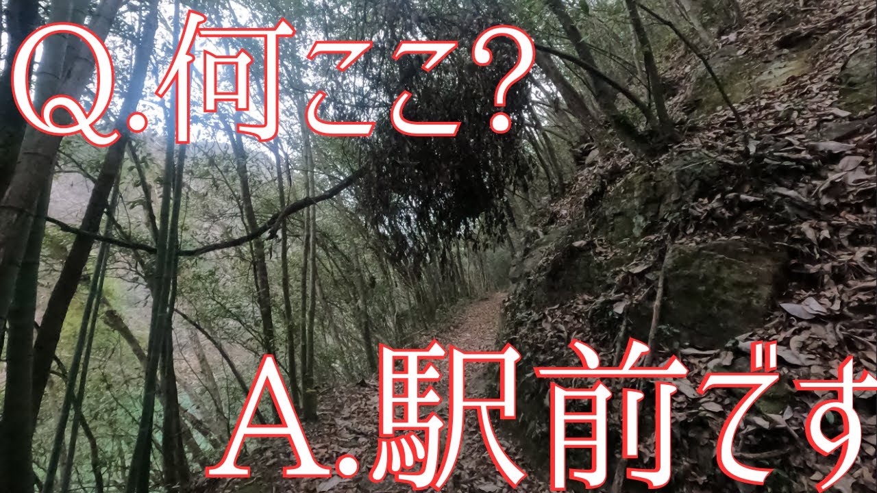 登山中??いいえ、駅前通りです…。ハイパー秘境駅潜入！[秘境駅まで運転(と徒歩)してみたシリーズ第三弾！