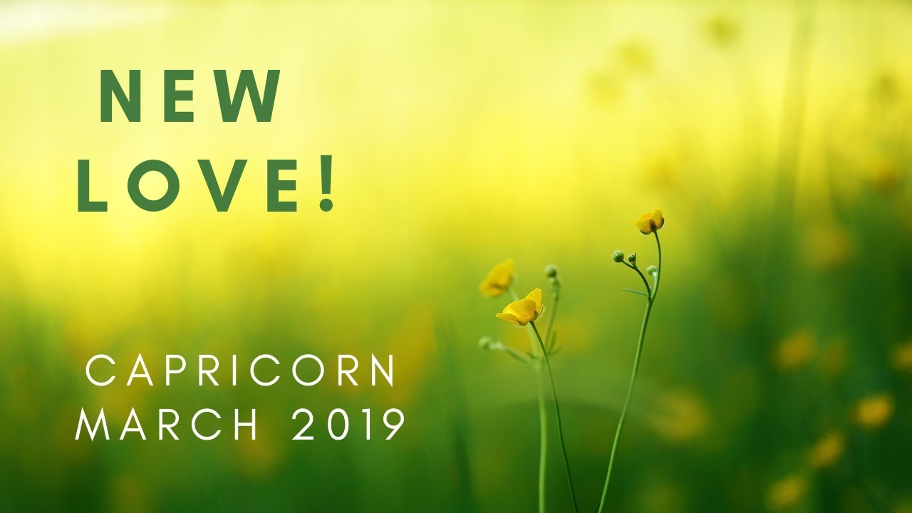 CAPRICORN: New love! March 2019