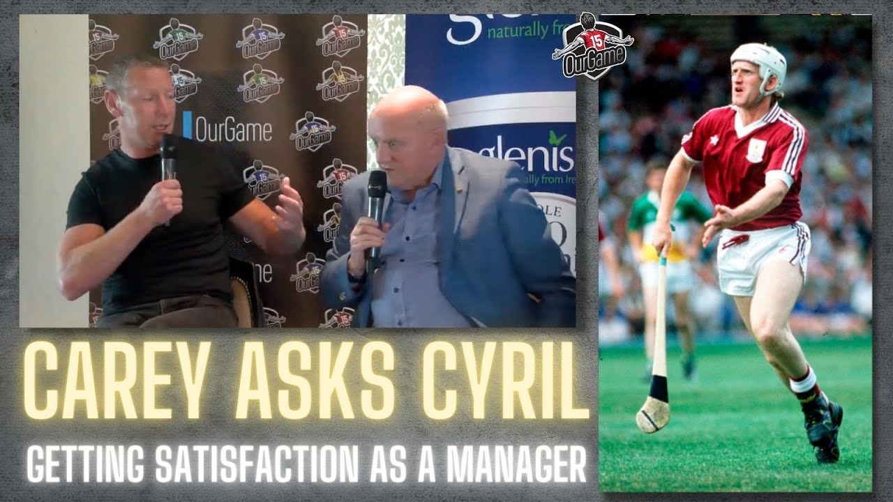 “The game is big, but the life is bigger” — Cyril Farrell and Ciaran Carey