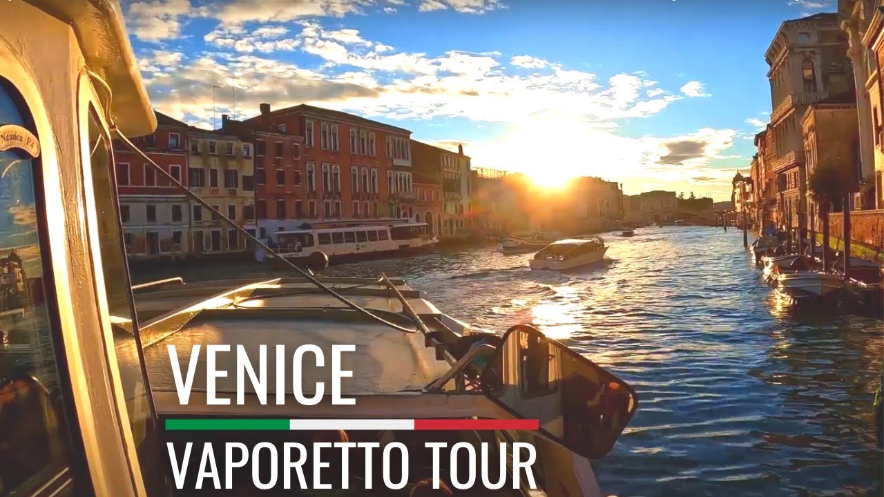 Venice Vaporetto Nove to Riva de Biasio | Virtual Boat Tour ASMR | Treadmill Scenery | Venice, Italy