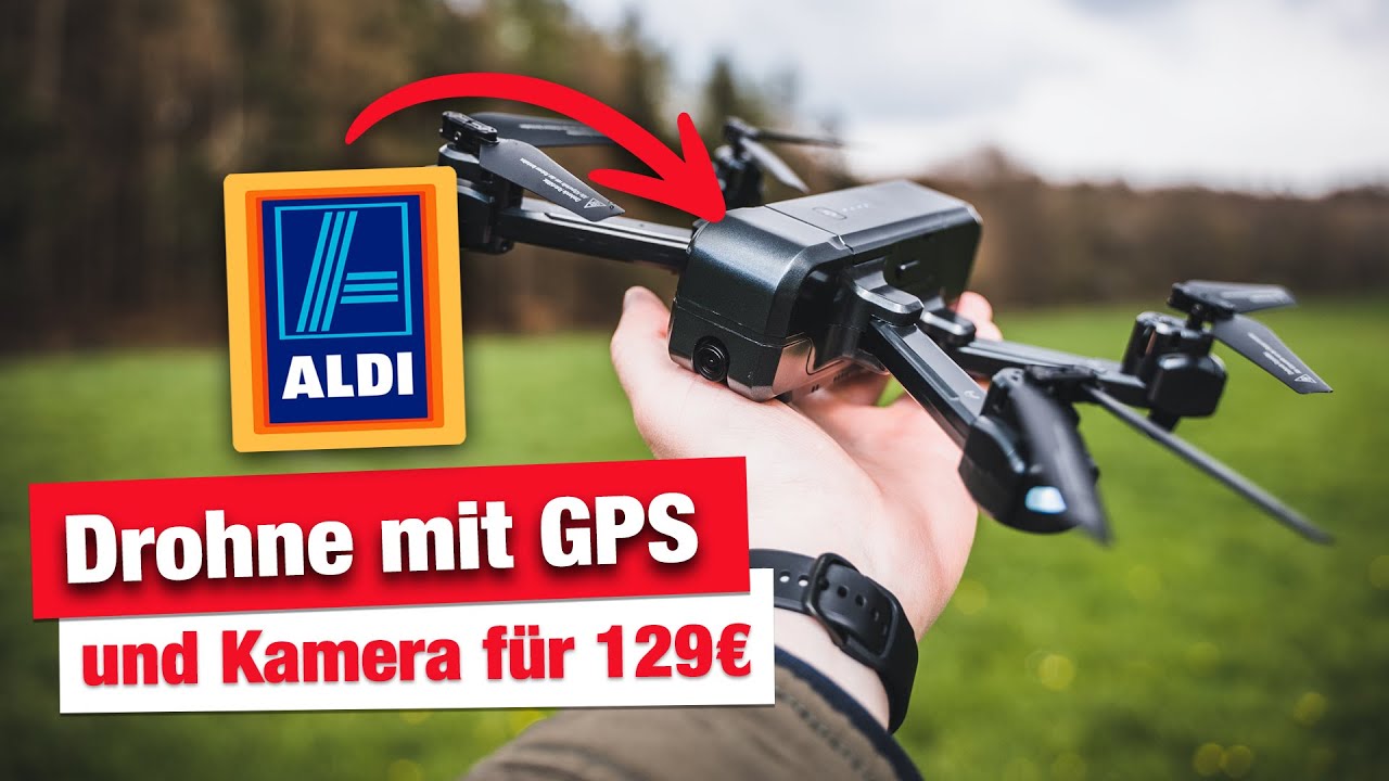 Die Aldi Drohne für 129 Euro mit GPS & Kamera - Unbedingt vor Kauf anschauen!!! Maginon QC 90 GPS