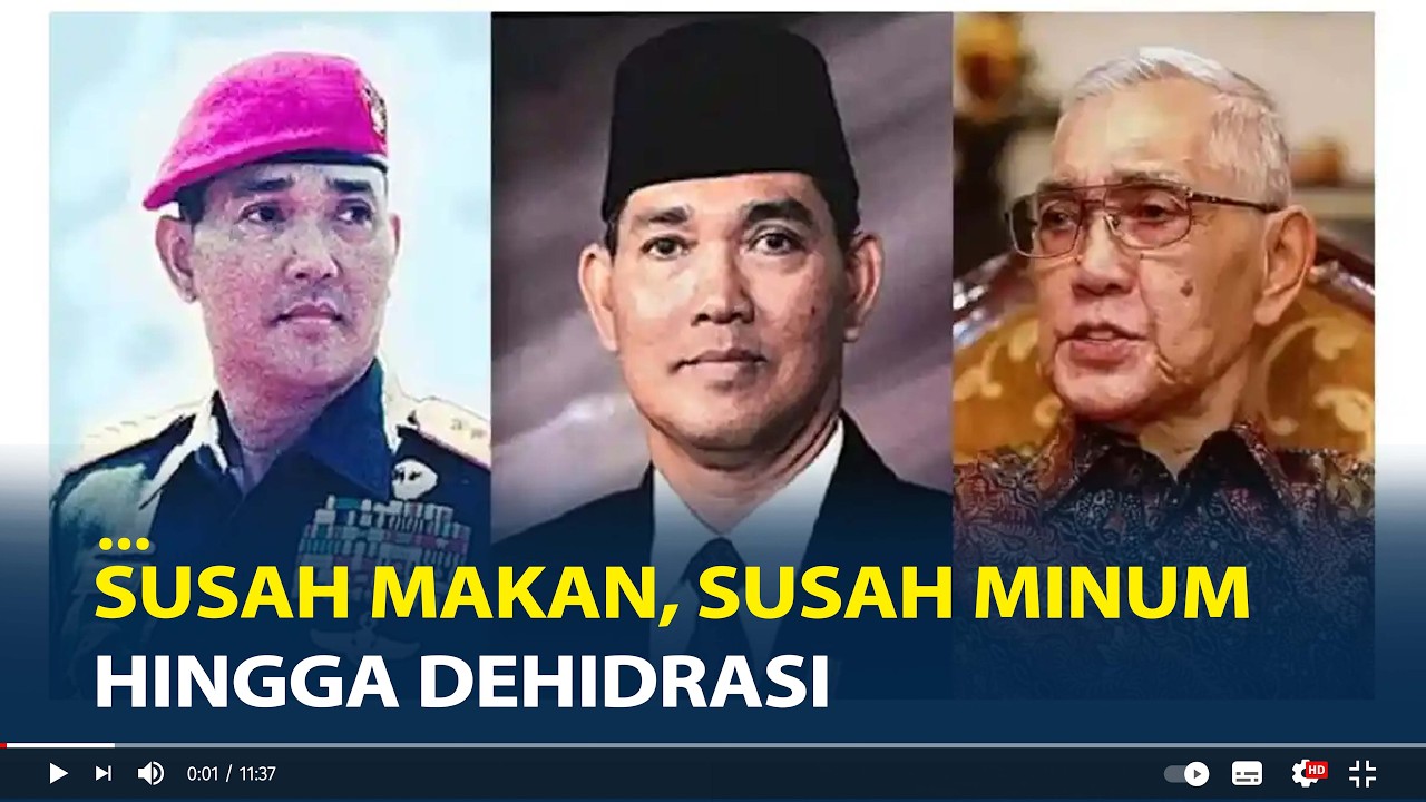Penyebab Wapres ke 6 Jenderal TNI Purn Try Sutrisno Sebelum Meninggal, Susah Makan, Susah Minum