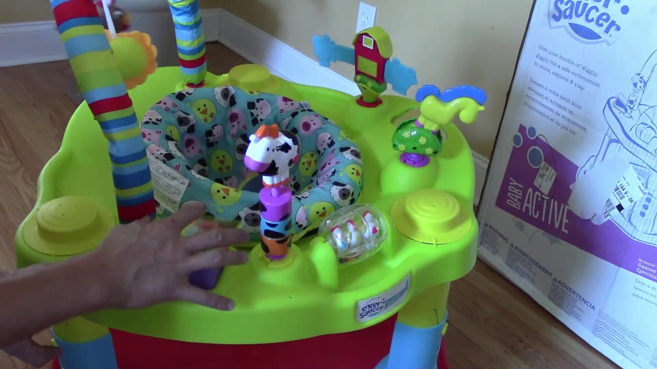 Evenflo ExerSaucer Bouncing Barnyard Saucer - Unboxing & Assembly