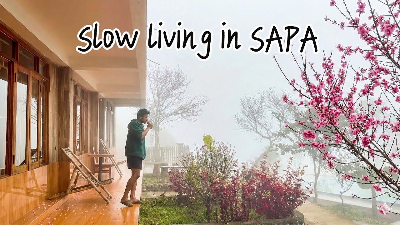 A Foggy Day in Sapa 🇻🇳 | Peach Blossoms (Hoa Đào) & Slow Living