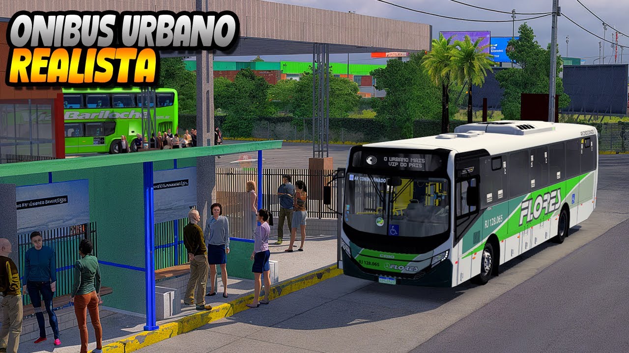 NOVO MOD DE ONIBUS URBANO REALISTA NO ETS 2 MOD BUS!